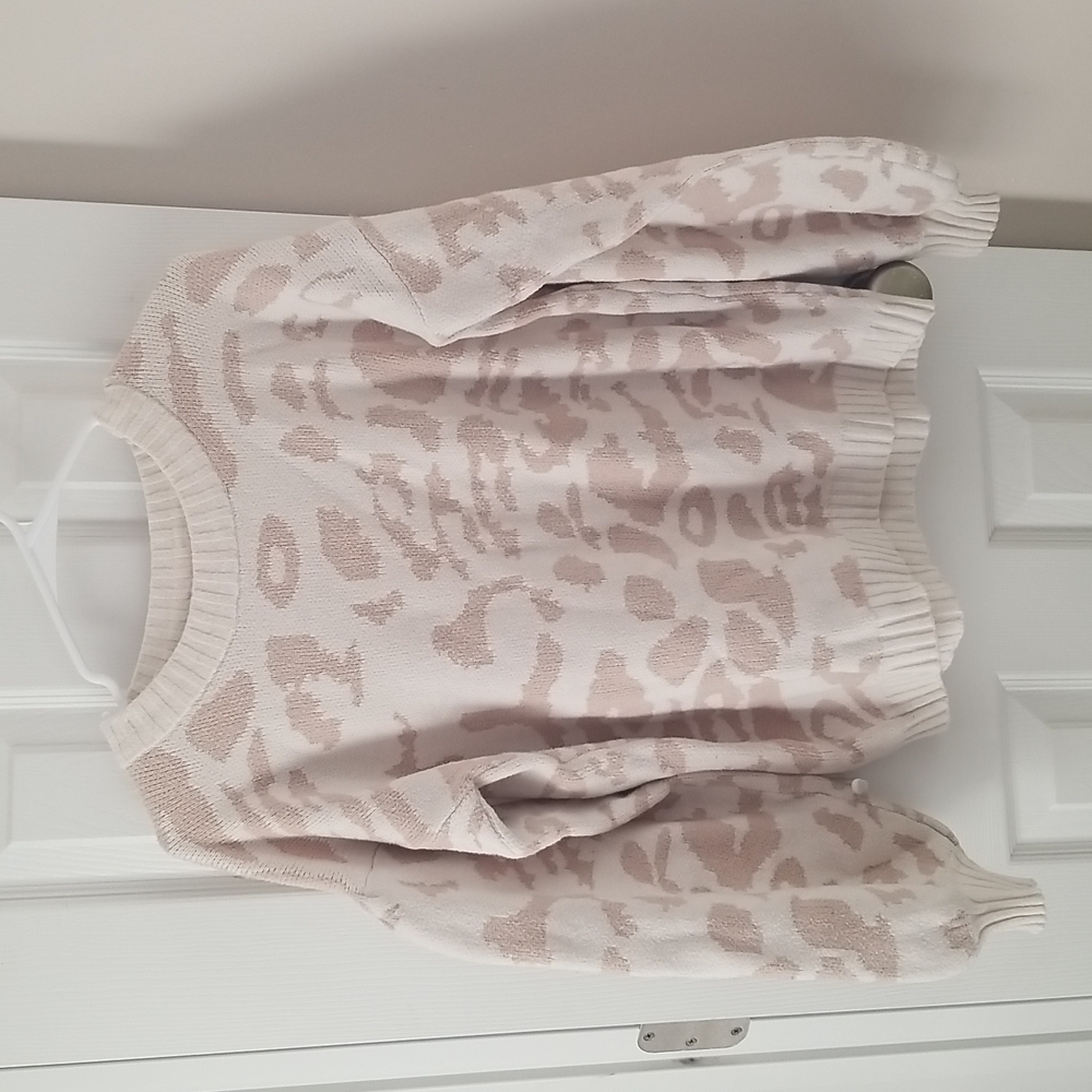 Tan Leopard Sweater